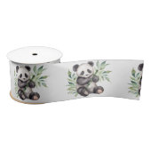 Panda Beer in bamboe bladeren Lint (Spoel)