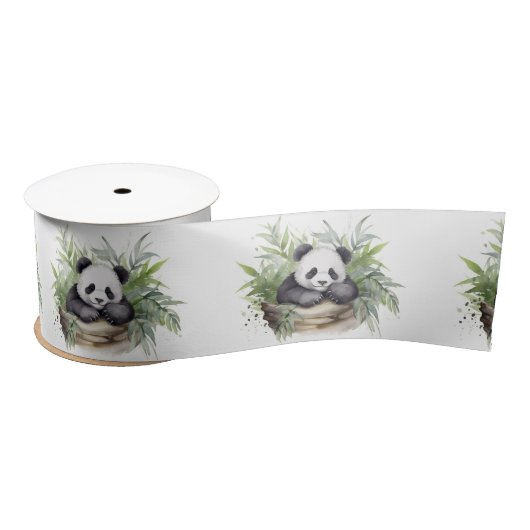 Panda Beer in bamboe mand Lint (Spoel)