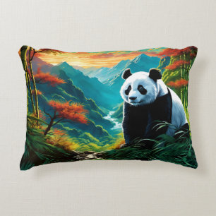 Panda Beer in de wolken Accent Kussen