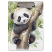 Panda Beer in Tree Klembord (Voorkant)
