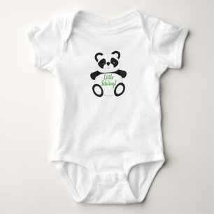 Panda Beer Jongere Broer of Zus Romper