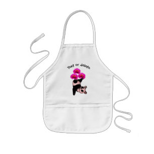 Panda Beer Juggling Flowers gepersonaliseerd Kinder Schort