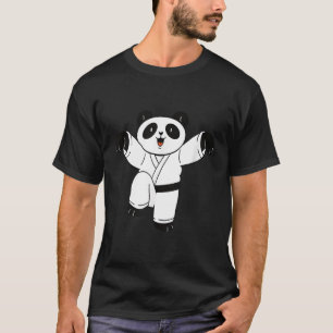 Panda Beer Karate Motif voor Kinderen T-shirt