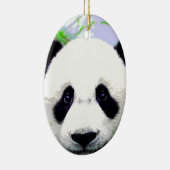 Panda Beer Keramisch Ornament (Rechts)