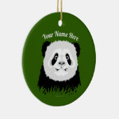 Panda Beer Keramische Versiering Keramisch Ornament (Rechts)