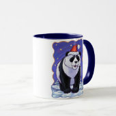 Panda Beer Kerstmis Mok (Voorkant rechts)