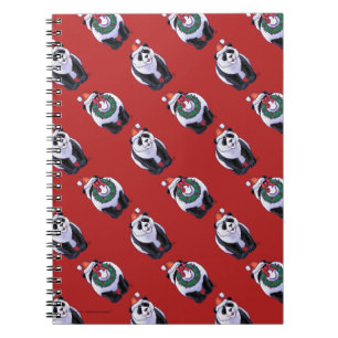 Panda Beer Kerstmis Notitieboek