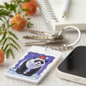 Panda Beer Kerstmis Sleutelhanger (Voorkant Rechts)