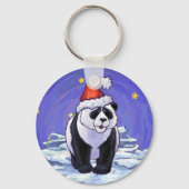 Panda Beer Kerstmis Sleutelhanger (Voorkant)