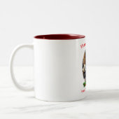 Panda Beer Kerstmug  Tweekleurige Koffiemok (Links)