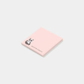 Panda Beer Kind Post-it® Notes (Schuin)