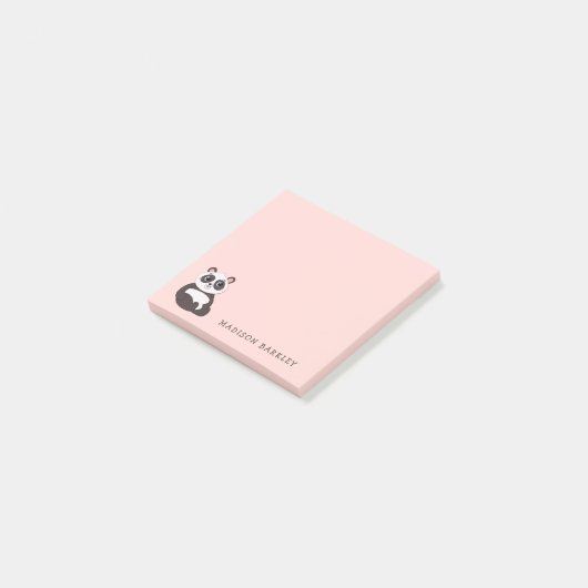 Panda Beer Kind Post-it® Notes (Schuin)