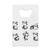 Panda beer kredietkaart flessenopener (Achterkant)