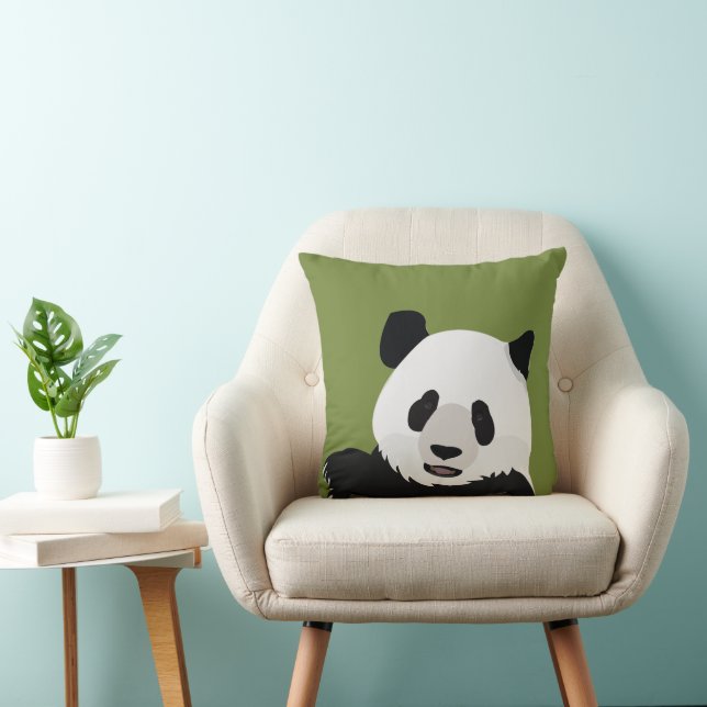 Panda Beer Kussen (Stoel)