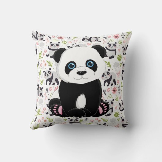 Panda Beer Kussen (Achterkant)