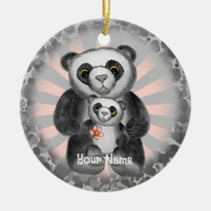 Panda Beer Liefde ornament