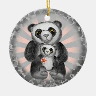 Panda Beer Liefde ornament