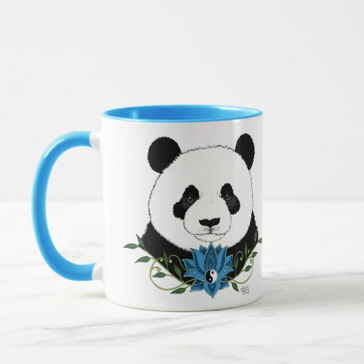 Panda Beer Lotus Flower Blue Mok (Links)