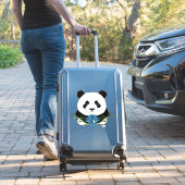 Panda Beer Lotus Flower Blue Sticker (Koffer Insitu)