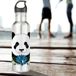 Panda Beer Lotus Flower Waterfles