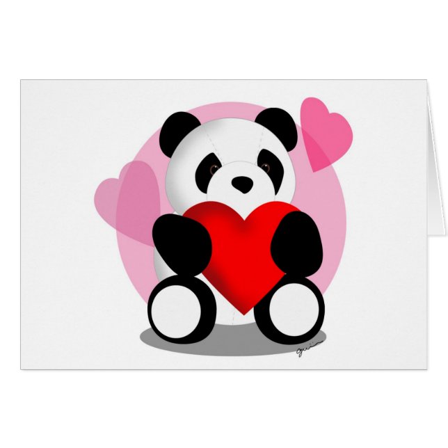Panda Beer Love (Voorkant Horizontaal)