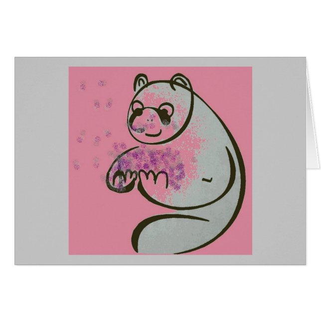 Panda Beer Love (Voorkant Horizontaal)