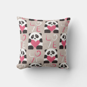 Panda Beer Love Pillow Kussen