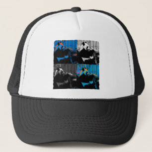 Panda-Beer Meerpanelen Modern Kunstontwerp Trucker Pet
