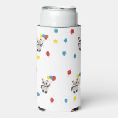 Panda beer met ballonnen wit (Seltzer Achterkant)