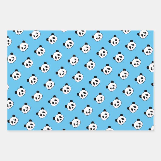 Panda-beer met een omhulling van papierbladen inpakpapier vel (Voorkant 2)