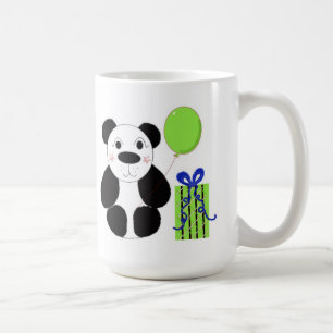 Panda-Beer met Groene Ballon Koffiemok