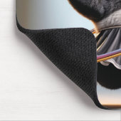 Panda Beer met Hula Hoop Muismat (Hoek)