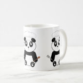 Panda-Beer met pet Mok van chef-kok (Voorkant rechts)