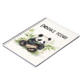 Panda Beer met quote Notitieboek (Linkerzijde)