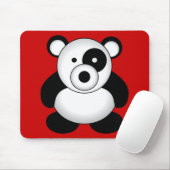Panda Beer Mousepad Muismat (Met muis)
