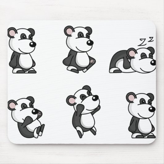 Panda beer muismat (Voorkant)