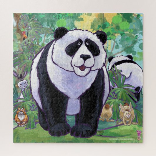 Panda Beer Oerwoud Fun Legpuzzel (Verticaal)
