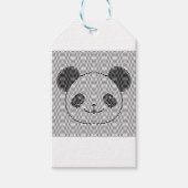 Panda-Beer op golflengte Cadeaulabel (Voorkant)