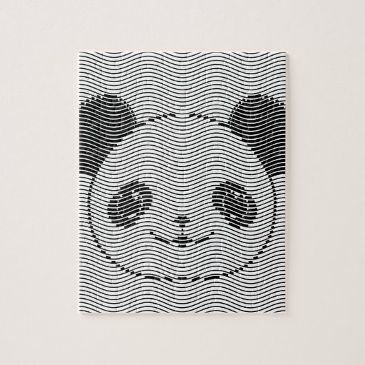 Panda-Beer op golflengte Legpuzzel (Verticaal)