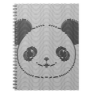 Panda-Beer op golflengte Notitieboek