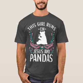 Panda Beer Outfit for Cute Panda Lovers Apparel Wo T-shirt