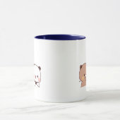 Panda beer paar, Schattigee bubu en dudu knuffels Mok (Midden)