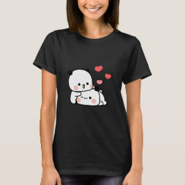Panda beer paar, Schattigee bubu en dudu knuffels T-shirt