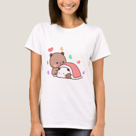 Panda beer paar, Schattigee bubu en dudu knuffels T-shirt