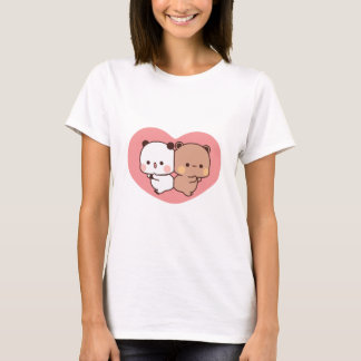 Panda beer paar, Schattigee bubu en dudu knuffels T-shirt