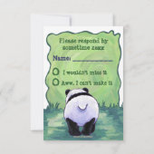 Panda Beer Party Center Kaart (Achterkant)