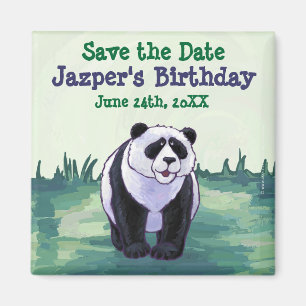 Panda Beer Party Center Magneet