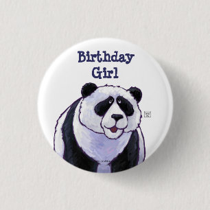Panda Beer Party Center Ronde Button 3,2 Cm