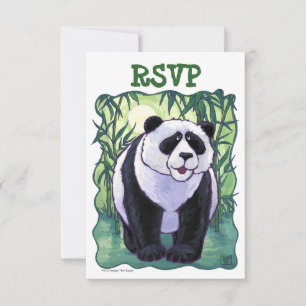 Panda Beer Party Center RSVP Kaartje
