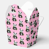 Panda Beer Party Favor Box Bedankdoosjes (Geopend)